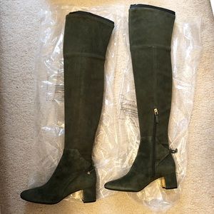 Tory Burch Laila Over the Knee Suede Boot